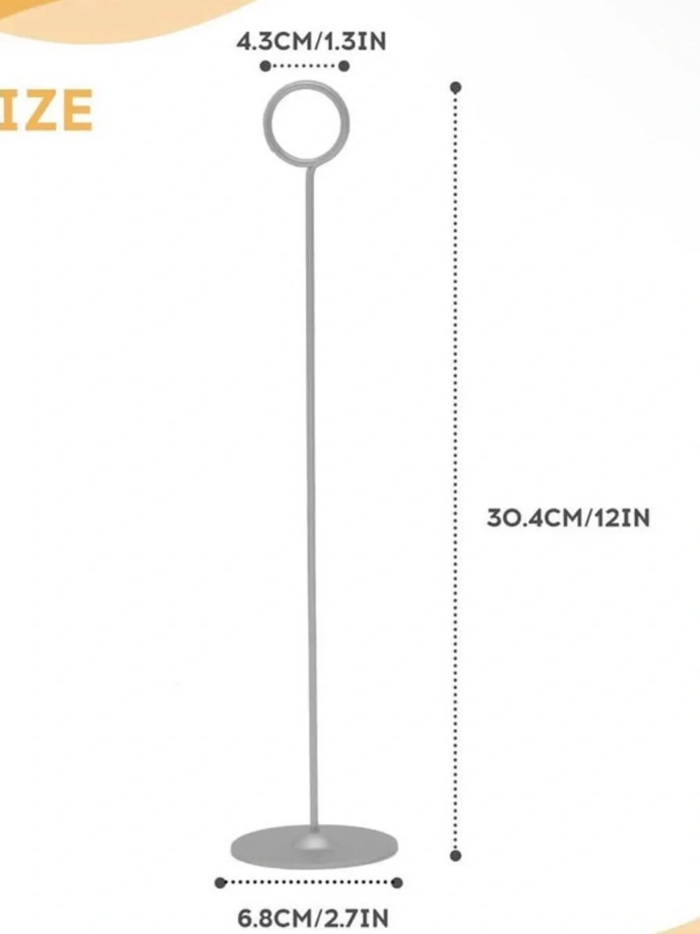 Set of 32 Tall Table Number Holders